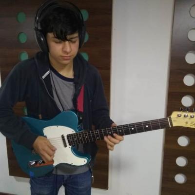 Grabando con el proyecto musical a Cuatro Cuartos.