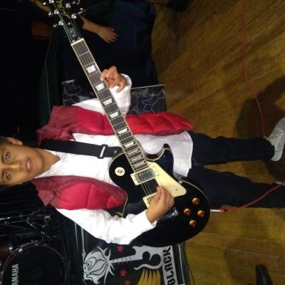 Grabando en vivo en el recital de Bandas E.M Amadeus.