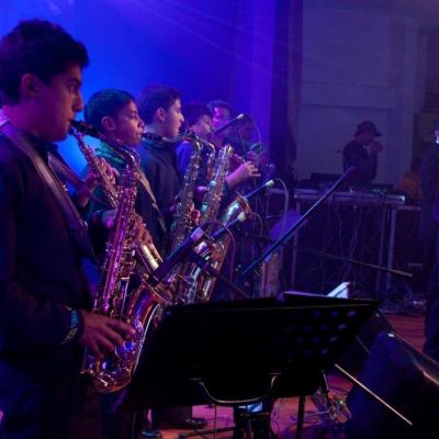 Presentación ensamble de Saxofones. Coliseo Champagnat