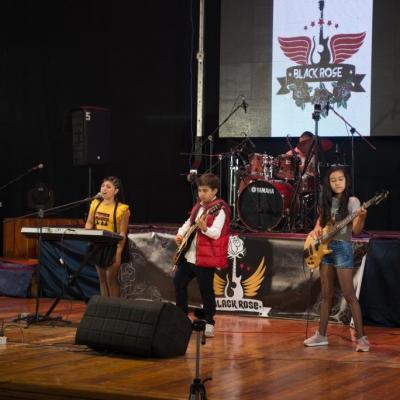 Banda Black Rose, de la Escuela Musical Amadeus.