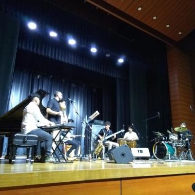 Banda Latin Boys Jazz Ensamble. en el Pasto Jazz.