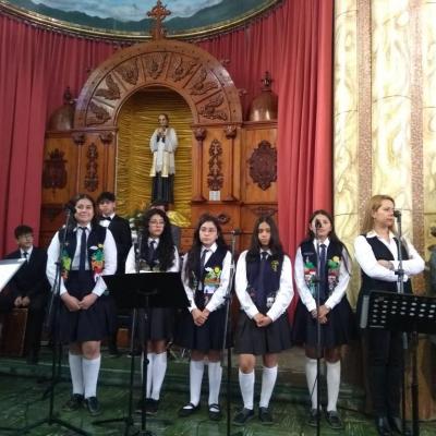 En celebración Eucarística