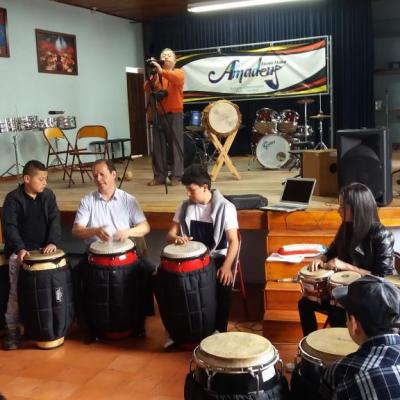 Taller de Percusión Latina con el maestro German Villareal