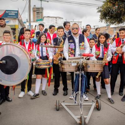Escuela Musical Amadeus, en desfile Onomástico de Pasto.