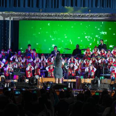 En el gran Concierto de Navidad 