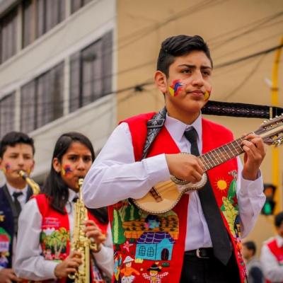 En desfile onomástico de Pasto